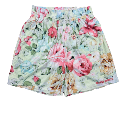 Change Society "Floral" Premium Mesh Shorts